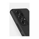 Coque texturée Nillkin Coque renforcée durable avec un cadre en gel et du nylon à l&#39;arrière Samsung Galaxy A53 5G noir