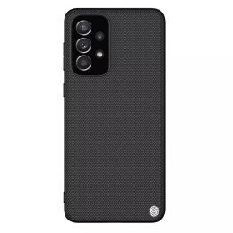 Coque texturée Nillkin Coque renforcée durable avec un cadre en gel et du nylon à l'arrière pour Samsung Galaxy A33 5G noir