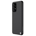 Coque texturée Nillkin Coque renforcée durable avec un cadre en gel et du nylon à l&#39;arrière pour Samsung Galaxy A33 5G noir