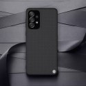 Coque texturée Nillkin Coque renforcée durable avec un cadre en gel et du nylon à l&#39;arrière pour Samsung Galaxy A33 5G noir