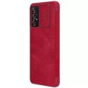 Étui en cuir Nillkin Qin pour Samsung Galaxy A73 rouge