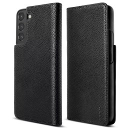 Étui en cuir à rabat Ringke Folio Signature pour Samsung Galaxy S22 Noir (FSS119R263)