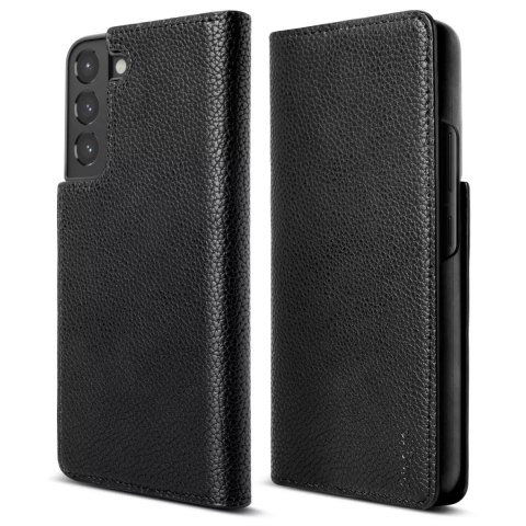 Étui en cuir à rabat Ringke Folio Signature pour Samsung Galaxy S22 + (S22 Plus) Noir (FSS118R262)