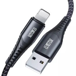 Joyroom MFI ST-C04 ST.HELENS Câble de données USB-A vers Lightning 1,8M Noir