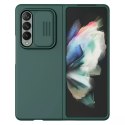 Nillkin CamShield Silky Housse en silicone avec étui pour appareil photo pour Samsung Galaxy Z Fold 3 vert