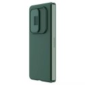 Nillkin CamShield Silky Housse en silicone avec étui pour appareil photo pour Samsung Galaxy Z Fold 3 vert