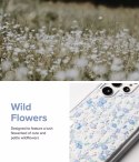 Ringke Fusion Design Armor Housse avec cadre en gel pour Samsung Galaxy S22 Ultra transparent (Floral) (F594R31)