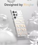 Ringke Fusion Design Coque blindée avec cadre en gel pour Samsung Galaxy S22 Ultra transparent (Séoul) (F594R89)