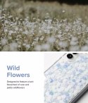 Ringke Fusion Design Coque blindée avec cadre en gel pour Samsung Galaxy S22 transparent (Fleurs sauvages) (F592R51)