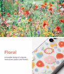 Ringke Fusion Design Coque blindée avec cadre en gel pour Samsung Galaxy S22 transparent (Floral) (F592R31)