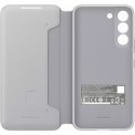 Samsung LED View Cover avec écran LED pour Samsung Galaxy S22 gris clair (EF-NS901PJEGEE)