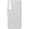 Samsung Leather Cover étui en cuir véritable pour Samsung Galaxy S22 gris clair (EF-VS901LJEGWW)