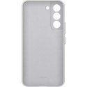 Samsung Leather Cover étui en cuir véritable pour Samsung Galaxy S22 gris clair (EF-VS901LJEGWW)