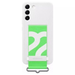 Samsung Silicone Cover Rubber Silicone Cover Case pour Samsung Galaxy S22 + (S22 Plus) blanc (EF-GS906TWEGWW)