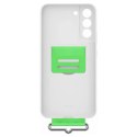 Samsung Silicone Cover Rubber Silicone Cover Case pour Samsung Galaxy S22 + (S22 Plus) blanc (EF-GS906TWEGWW)