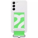 Samsung Silicone Cover Rubber Silicone Cover Case pour Samsung Galaxy S22 blanc (EF-GS901TWEGWW)