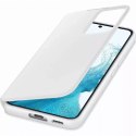 Samsung Smart Clear View Standing Cover Case Antibactérien Samsung Galaxy S22 Smart Flip Case blanc (EF-ZS901CWEGEE)