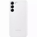 Samsung Smart Clear View Standing Cover Case Antibactérien Samsung Galaxy S22 Smart Flip Case blanc (EF-ZS901CWEGEE)