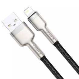 Baseus Cafule Metal Data USB - Câble Lightning 2,4 A 0,25 m noir (CALJK-01)