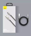 Baseus Cafule Metal Data USB - Câble Lightning 2,4 A 0,25 m noir (CALJK-01)