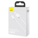 Baseus Superior Câble USB - Lightning 2,4A 1,5 m Blanc (CALYS-B02)