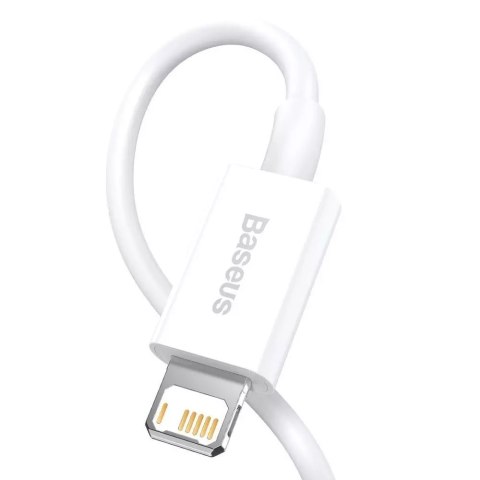 Baseus Superior Câble USB - Lightning 2,4A 1 m Blanc (CALYS-A02)