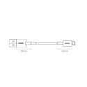 Baseus Superior Câble USB - Lightning 2,4A 1 m Blanc (CALYS-A02)