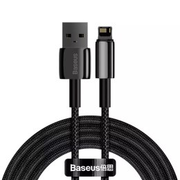 Baseus Tungsten USB - Lightning cable 2,4 A 2 m noir (CALWJ-A01)