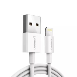 Câble Ugreen USB - Lightning MFI 1m 2,4A blanc (20728)