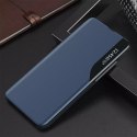 Eco Leather View Case étui élégant avec rabat et fonction de support pour Samsung Galaxy A53 5G bleu