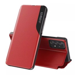 Eco Leather View Case étui élégant avec rabat et fonction de support pour Samsung Galaxy A53 5G rouge