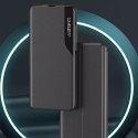 Eco Leather View Case étui élégant avec rabat et fonction de support pour Samsung Galaxy A73 noir