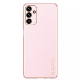 Housse élégante Dux Ducis Yolo en cuir écologique pour Samsung Galaxy A13 5G rose