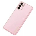 Housse élégante Dux Ducis Yolo en cuir écologique pour Samsung Galaxy A13 5G rose