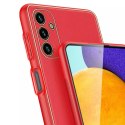 Housse élégante Dux Ducis Yolo en cuir écologique pour Samsung Galaxy A13 5G rouge