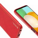 Housse élégante Dux Ducis Yolo en cuir écologique pour Samsung Galaxy A13 5G rouge