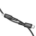 Câble Acefast MFI USB Type C - Lightning 1.2m, 30W, 3A noir (C1-01 noir)