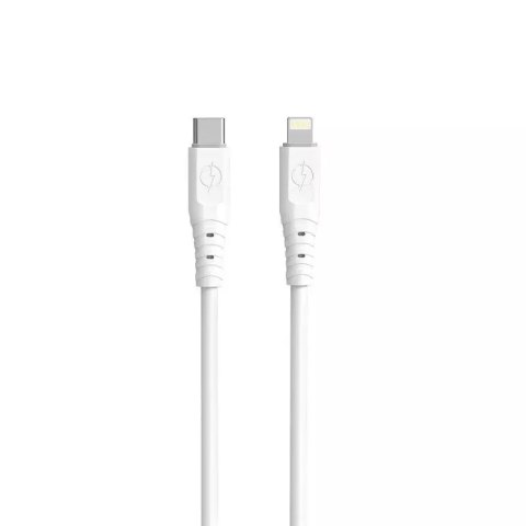 Câble Dudao , câble USB Type C - Lightning 6A 65W PD blanc (TGL3X)