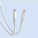 Câble Dudao , câble USB Type C - Lightning 6A 65W PD blanc (TGL3X)