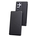 DUX DUCIS Skin X Etui type Bibliothèque pour Samsung Galaxy S22 Ultra noir