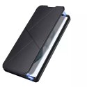 DUX DUCIS Skin X Etui type Bibliothèque pour Samsung Galaxy S22 Ultra noir