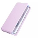 DUX DUCIS Skin X Etui type Bibliothèque pour Samsung Galaxy S22 Ultra rose