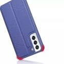 DUX DUCIS Skin X Etui type Bibliothèque pour Samsung Galaxy S22 bleu