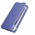 DUX DUCIS Skin X Etui type Bibliothèque pour Samsung Galaxy S22 bleu