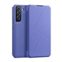 DUX DUCIS Skin X Etui type bibliothèque pour Samsung Galaxy S22+ (S22 Plus) bleu