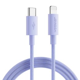 Joyroom Câble USB Type C Durable - Charge Rapide comme l' Lightning / Transmission de Données 20W 1m Violet (S-1024M13)