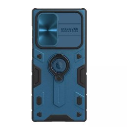 Nillkin CamShield Armor Case Case pour Samsung Galaxy S22 Ultra Armor Cover Housing Stand Ring Holder Bleu