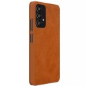 Nillkin Qin Case Case pour Samsung Galaxy A33 5G Camera Protector Holster Cover Flip Cover Marron