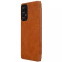 Nillkin Qin Case Case pour Samsung Galaxy A33 5G Camera Protector Holster Cover Flip Cover Marron