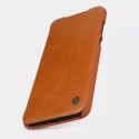 Nillkin Qin Case Case pour Samsung Galaxy A33 5G Camera Protector Holster Cover Flip Cover Marron